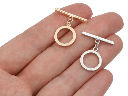 Тогл круглый для украшений 13,4х20,8мм