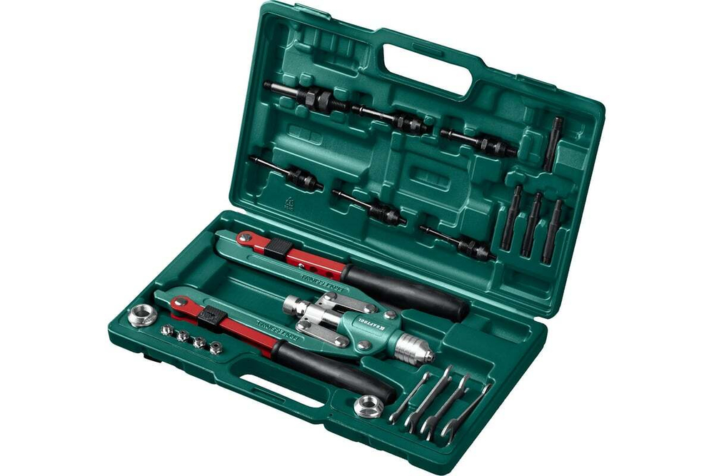 KRAFTOOL  Combo3-M12, 3 вида заклёпок, комбинированный складной заклепочник в кейсе (31182_z01)