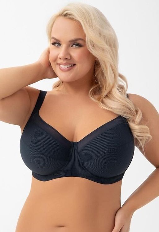 Бюстгальтер Gorsenia Nela мягкая чаша на каркасах (темно-синий)