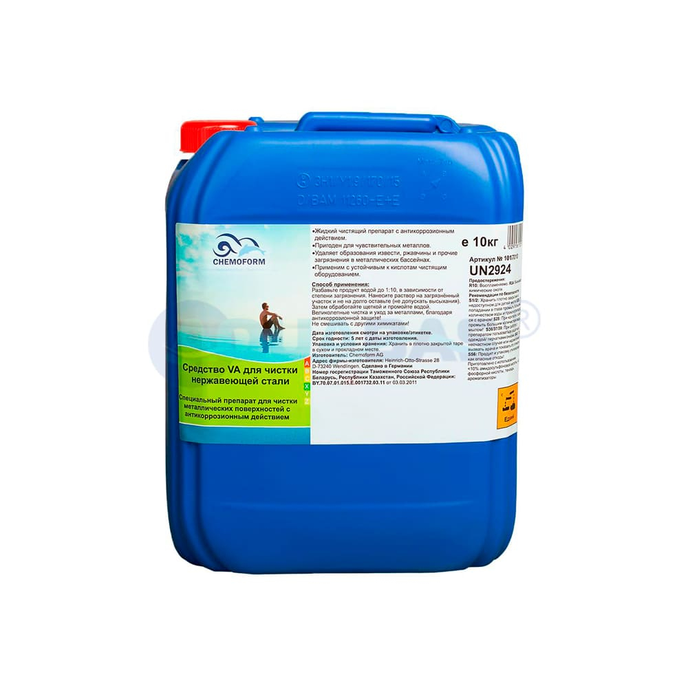 1017010 Средство VA для чистки нержавеющей стали, бренда Chemoform, 10л
