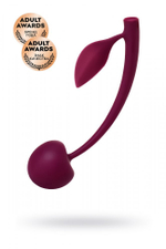 Вагинальный шарик Wild cherry бордовый 3 см