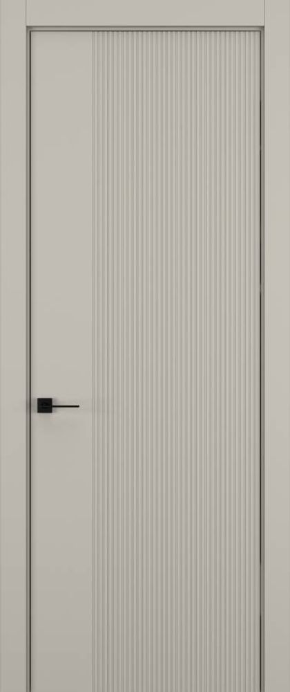 Дверь 4 VERTICAL Матовый Серый шелк