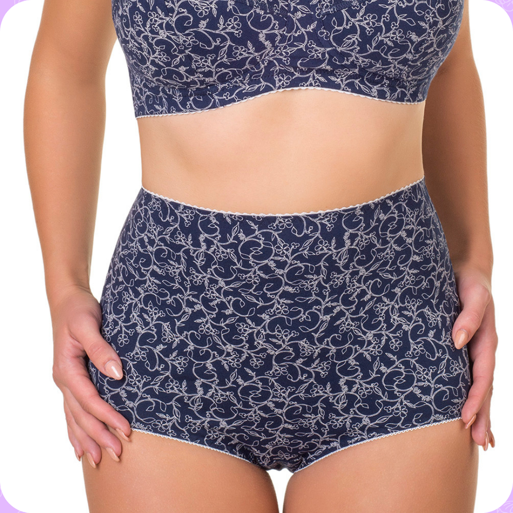 2930/BC трусы "Синий с молоком"