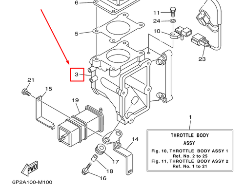 6P2-13711-00-00 MIXING BODY