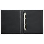 Альбом нумизмата без листов "OPTIMA", 230х270 мм, на кольцах, ПВХ, черный, STAFF, 238076