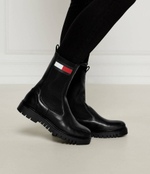 Кожаные челси Tommy Jeans - черный(EN0EN02625)