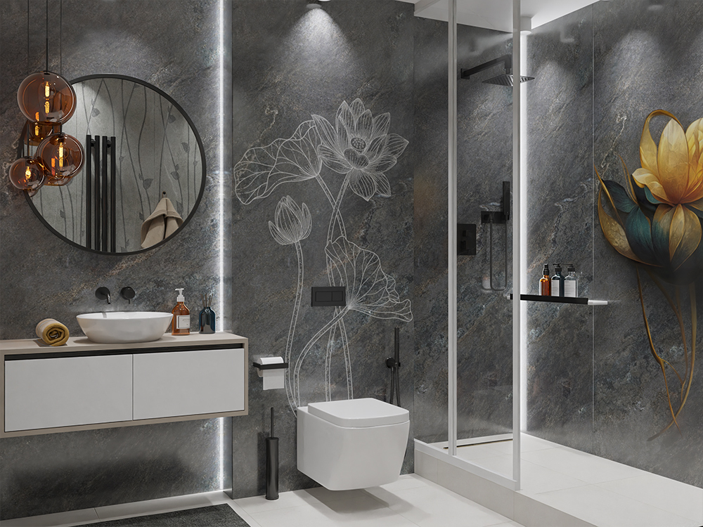 Панель ПВХ фотопечать 3D Panda Лоя 2700х250 мм