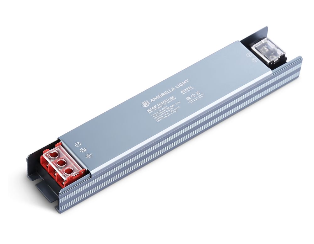 Ambrella Блок питания для светодиодной ленты 24V 300W 12.5A IP20 185-260V 195*35*22 GS8828 LED Driver 24V GS8828