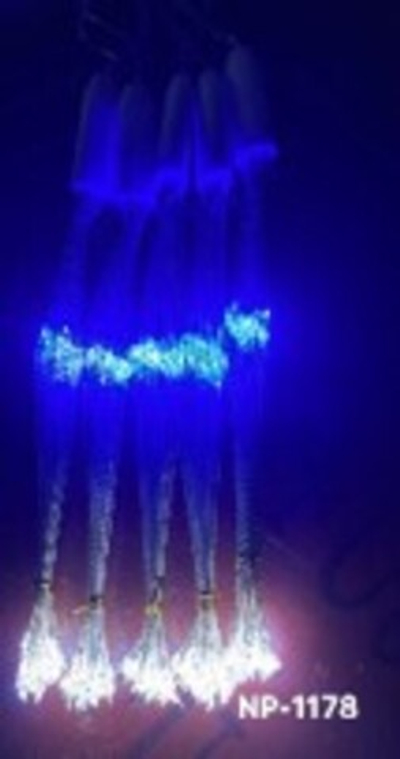 Гирлянда "салют" белый с синим  400Led NP-1178