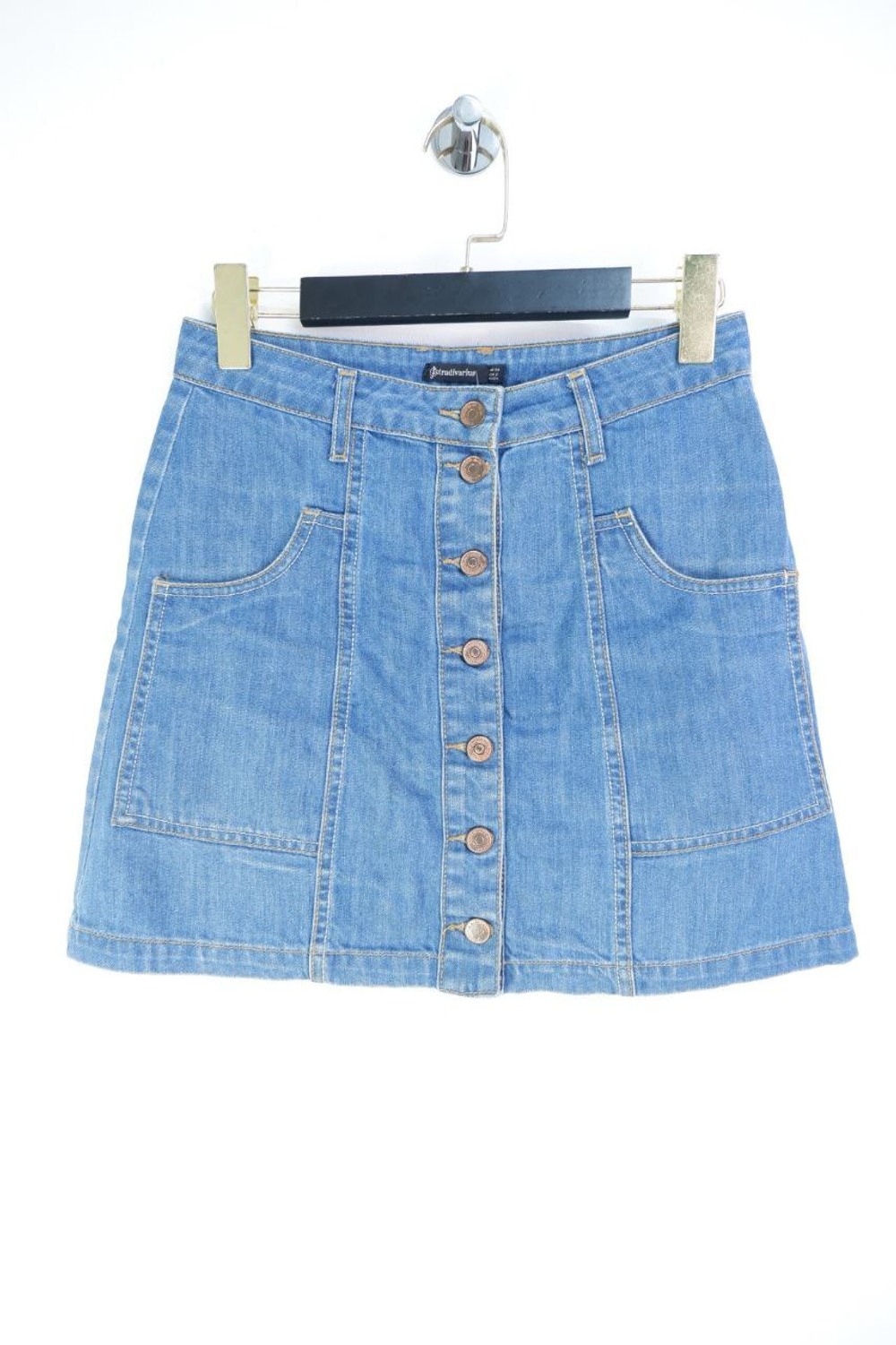 Юбка Stradivarius джинсовая модная 44 размер
