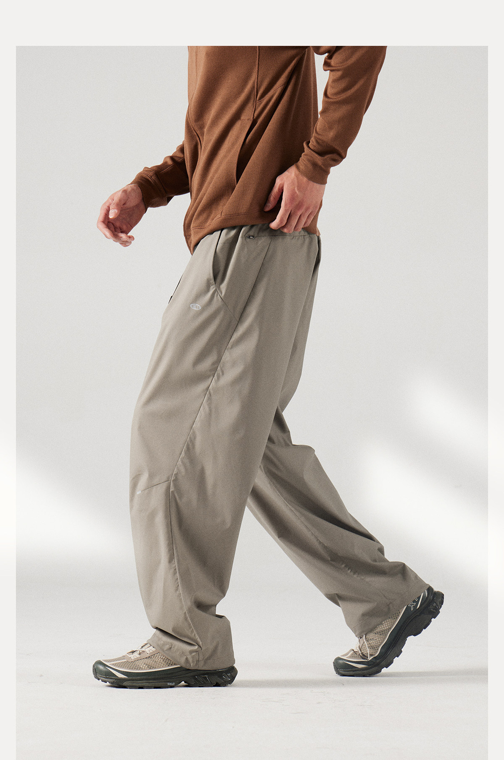 Брюки Nothomme Blue Spring/Summer New MICROFT Breathable Moisture-Permeable Suit Pants Floating Grid Sun-Protective Water-Repellent Lightweight