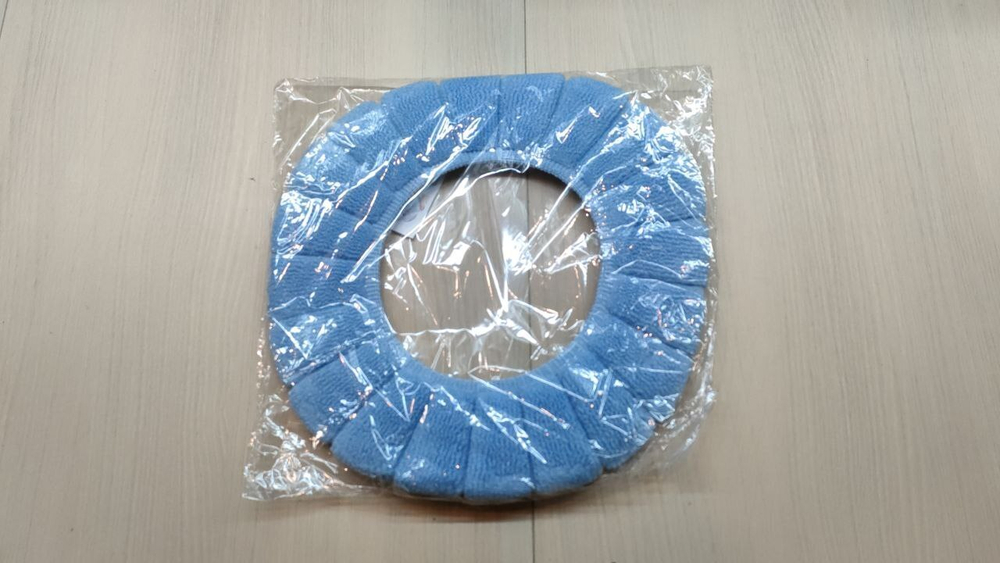 Утеплитель унитаза, накладка теплый стульчак, домашний уют цвет розовый.