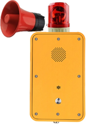 Промышленный интерком JR104-SC-SIP с громкоговорителем и маяком