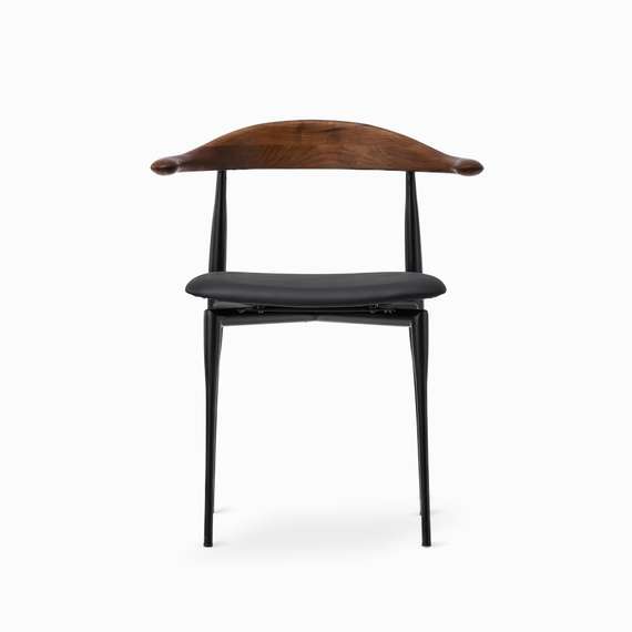 Стул Tor Arms, черный, спинка из массива ясеня