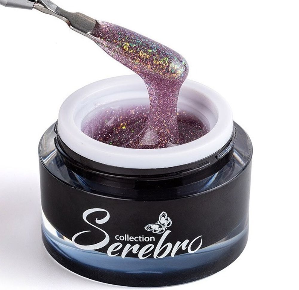 Гель светоотражающий Serebro №04, 15 мл