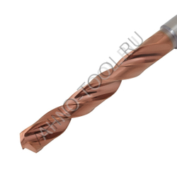 Сверло  6.6мм  твердосплавное 5D без подвода СОЖ. SP-X800050660 VHM AHNO по стали, чугуну, нерж. и ж