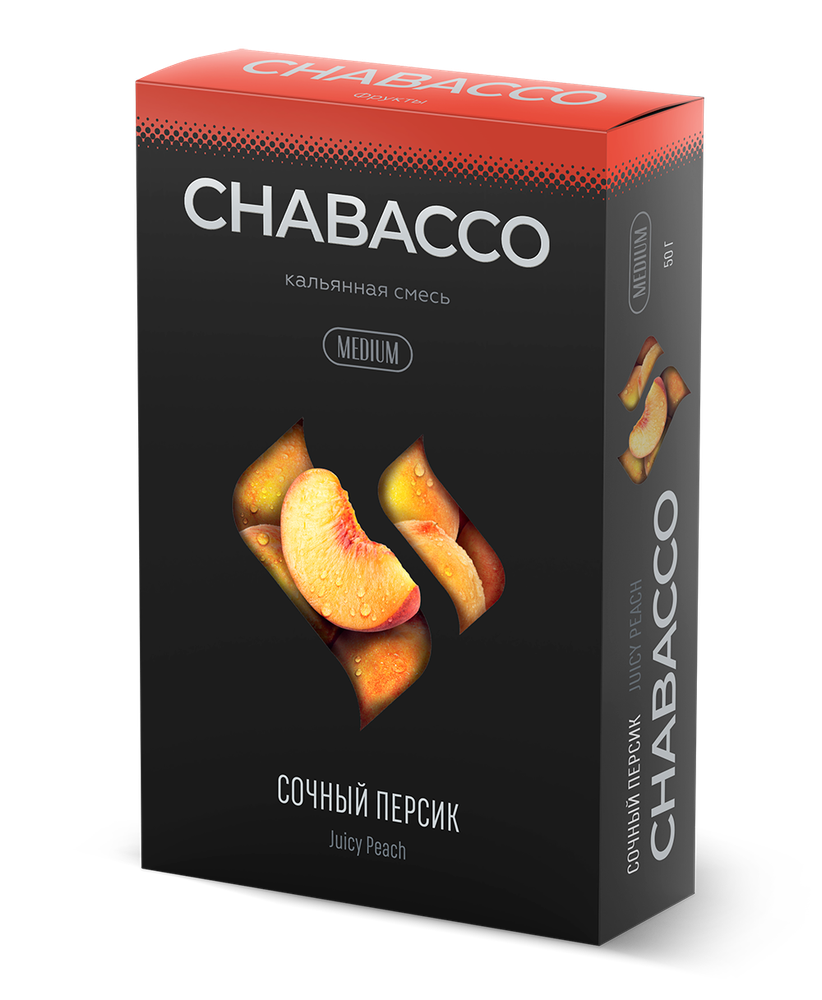 Chabacco Medium - Juicy Peach (50г)