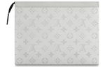 LOUIS VUITTON Pochette Voyage Monogram Eclipse 6 Card Slot Mm Antartica