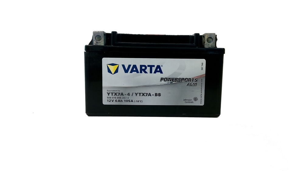 Аккумулятор Varta AGM YTX7A-BS; 506015005