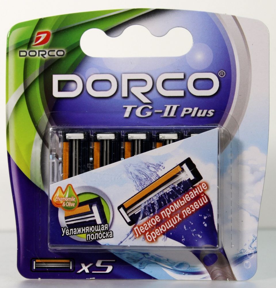 Dorco кассеты мужские &quot;TG-II Plus&quot; NEW 5шт