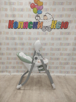 Стульчик для кормления - Электрокачели Sweet Baby Fiesta Green