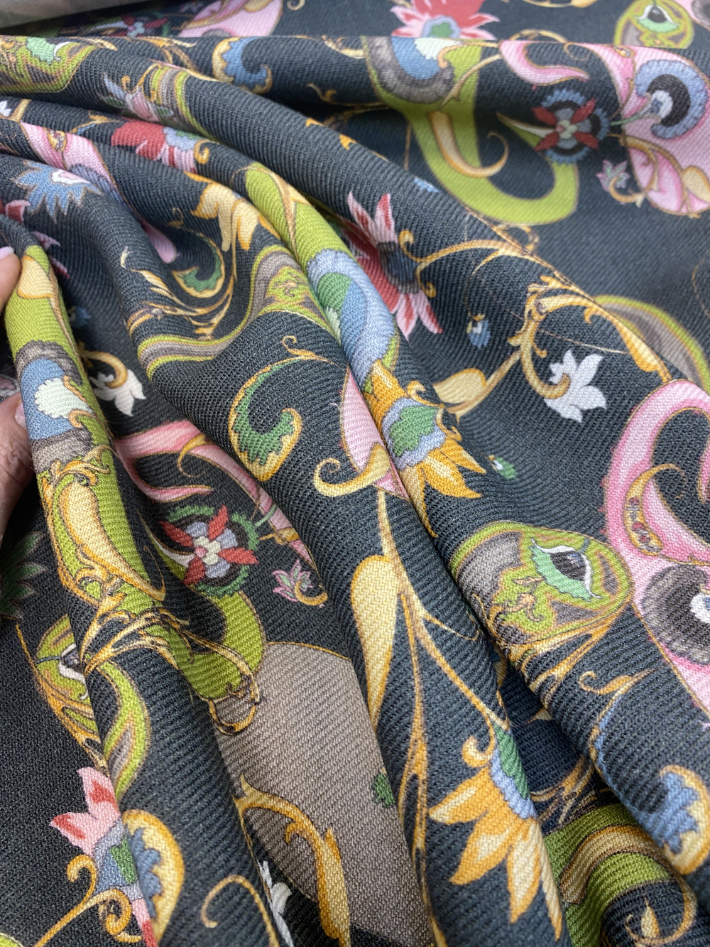 Ткань костюмная (Италия) 100% шерсть ш-150см цена за отрез 0,95 м