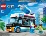 Конструктор LEGO City 60384 Фургон для шейков «Пингвин»