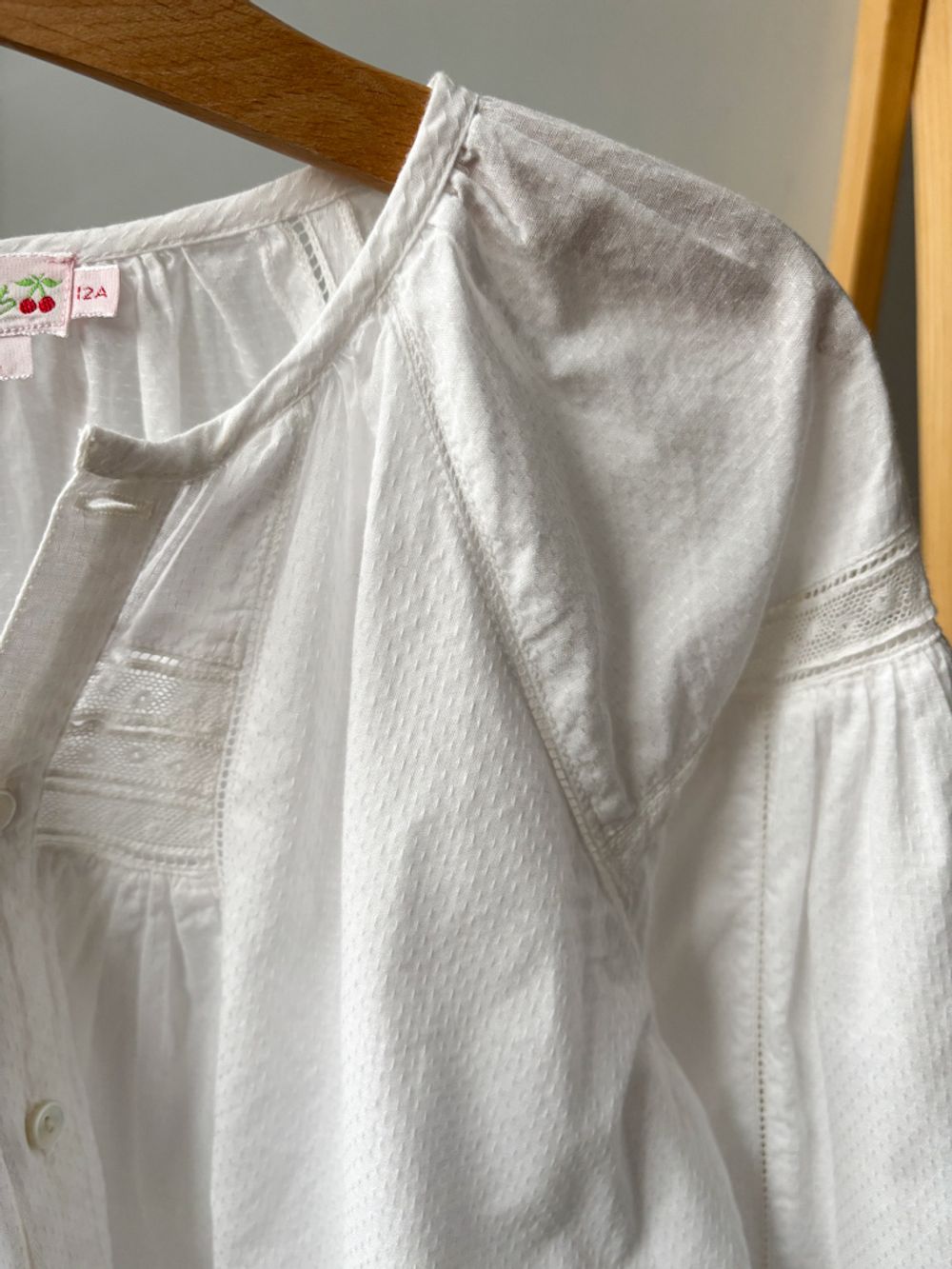 Хлопковая блузка Bonpoint, 152