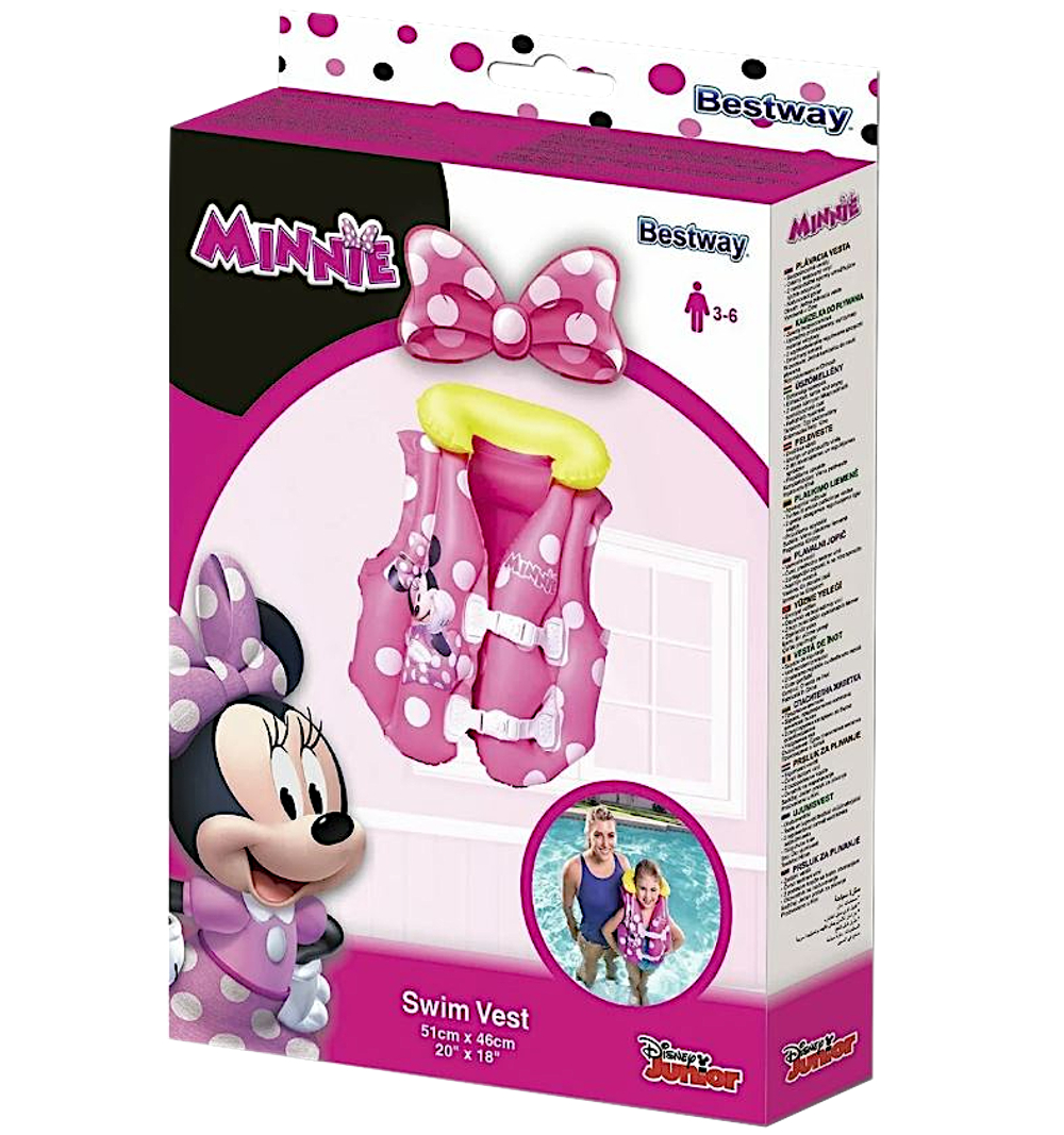 Жилет Bestway 91070 детский розовый 3-6лет 51х46см