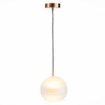 SL1133.533.01 Светильник подвесной ST-Luce Латунь/Белый E27 1*40W BOPONE