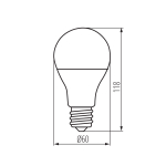 Умная лампа KANLUX SMART S A60 11,5W E27 RGBCCT