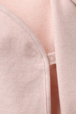 ZARA КОМПЛЕКТ БОДИ И ПОЛЗУНКОВ МЕЛАНЖ, РОЗОВЫЙ МЕЛАНЖ