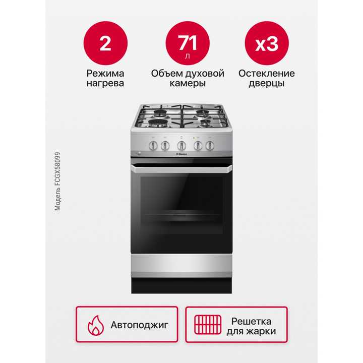 Газовая плита Hansa FCGX58099