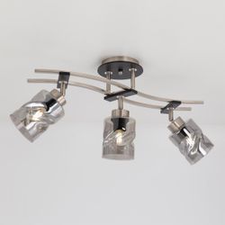 Citilux Мерида CL142135 Люстра с поворотными плафонами Матовый Хром