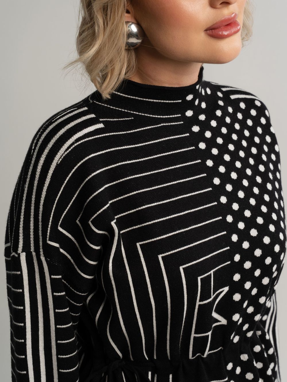 Платье Латута (черно-белое) П15105-18М LT Collection