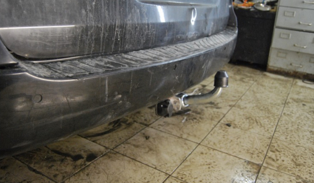 Фаркоп оцинкованный Galia H077C для Hyundai Starex 2008-, Hyundai H1 2008-(паспорт и сертификат в комплекте)(без электрики)