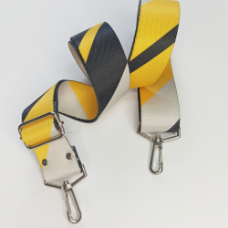 Гитарный ремень Черно-желтые полосы