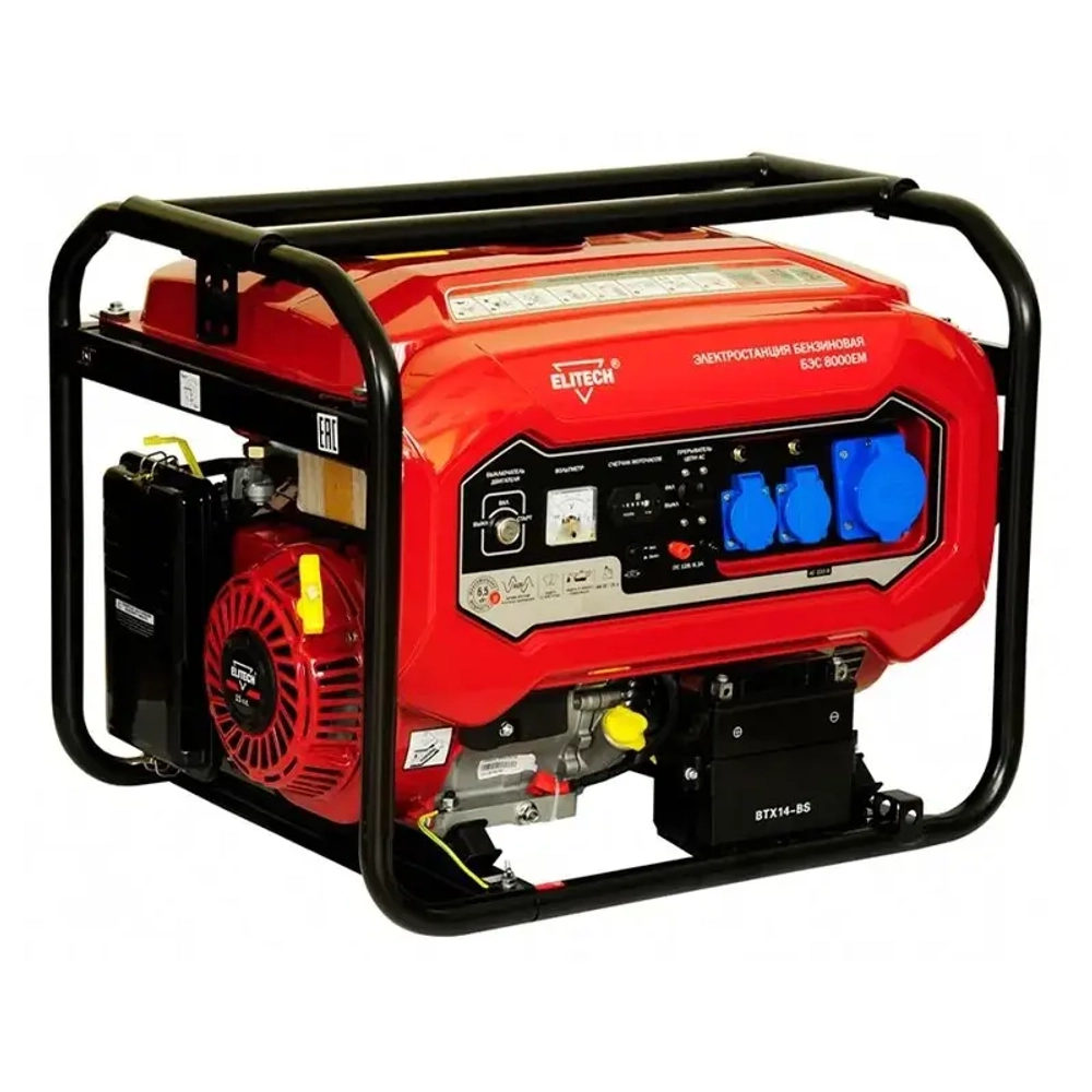 ELITECH БЭС 8000ЕМ бензиновый генератор