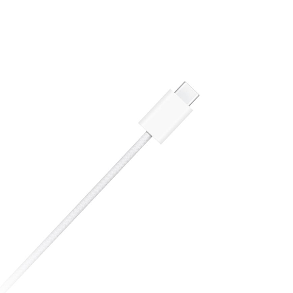 Зарядное устройство Apple MagSafe Charger (Qi2) (1 м) (версия 2024) Зарядное устройство со встроенным кабелем USB-C с оплёткой. Беспроводная зарядка: Qi 25 Вт. Проводная зарядка: нет. Сертификация Qi2. Отсутствует LED-индикация