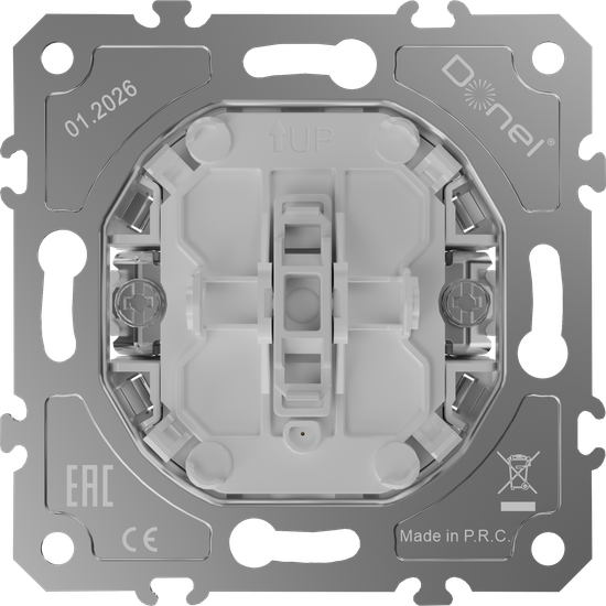 Механизм В1 кнопочный звонкового типа одноклавишный,  быстрозажимные контакты 16 A 250 В~,  серия D16