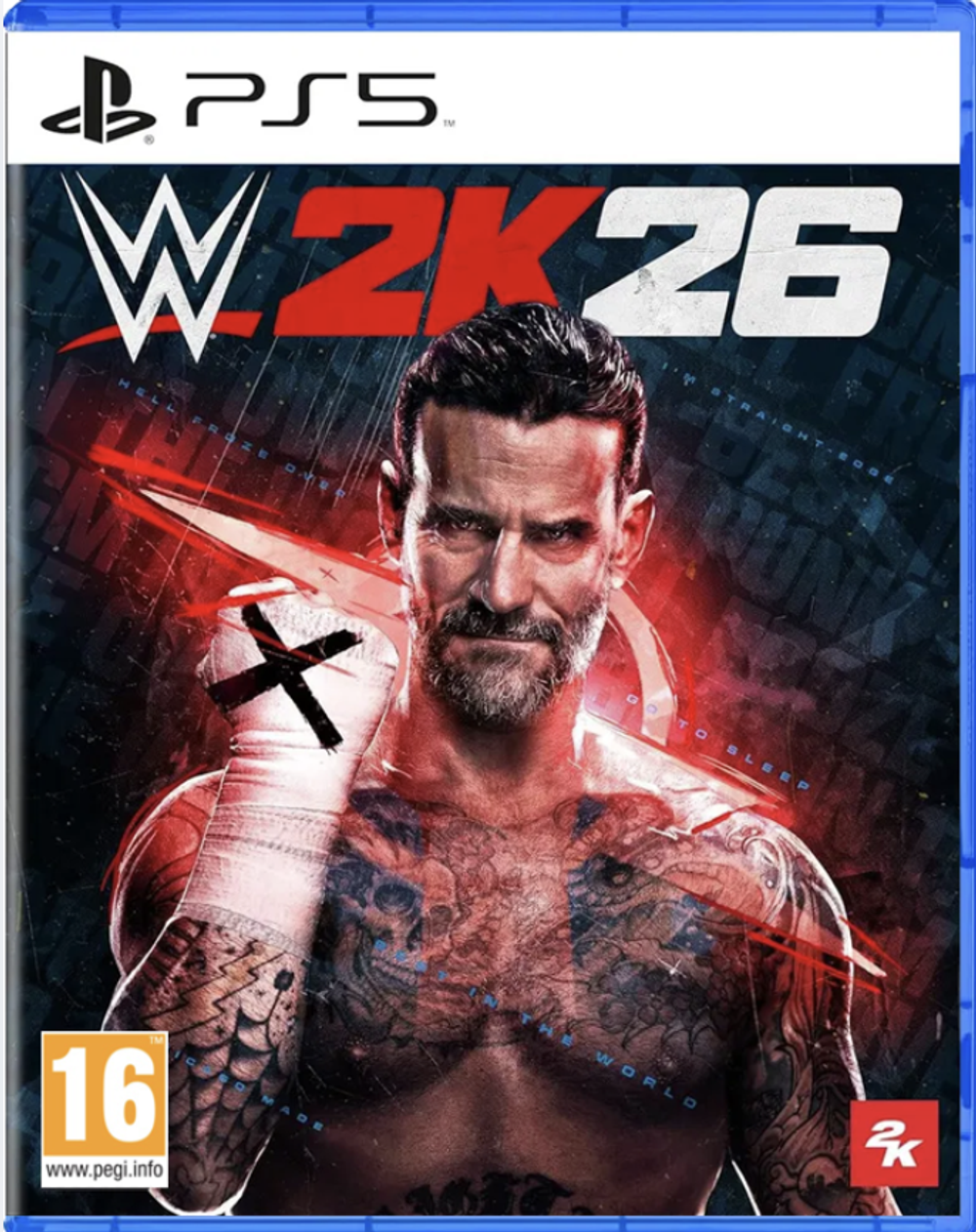 WWE 2K26 (диск для PS5, полностью на английском языке)