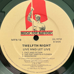 Twelfth Night ‎– Live And Let Live (Англия 1984г.)