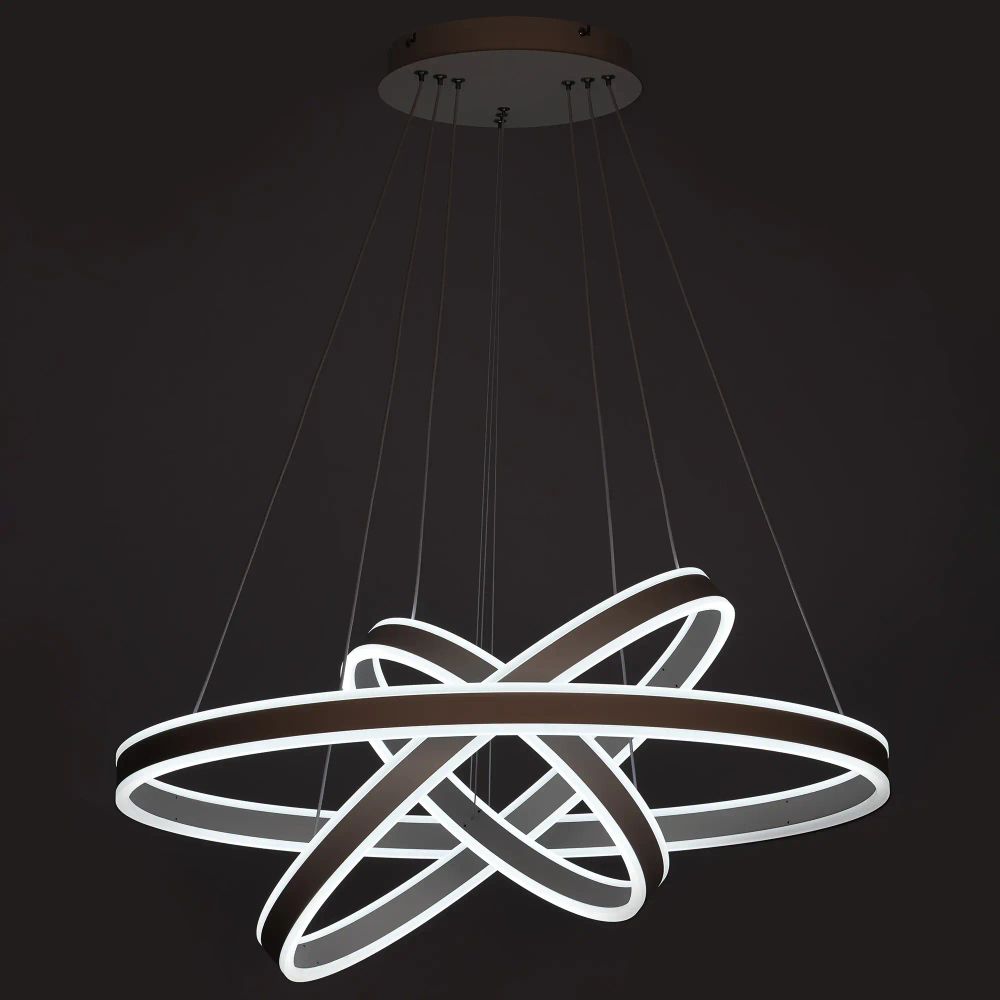 Citilux Дуэт CL719680 LED Люстра подвесная с пультом Белая