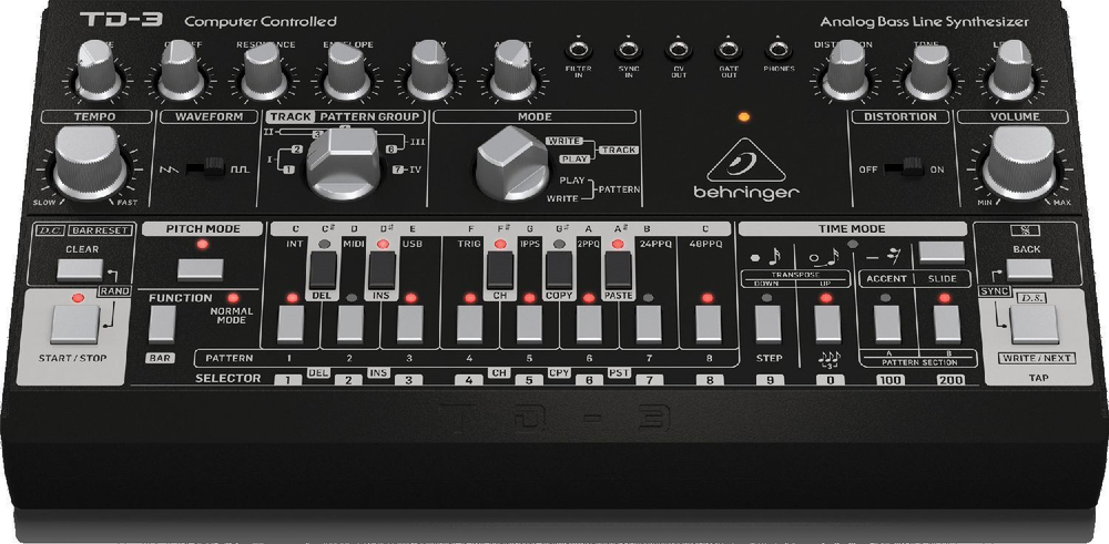 Синтезатор BEHRINGER TD-3-BK