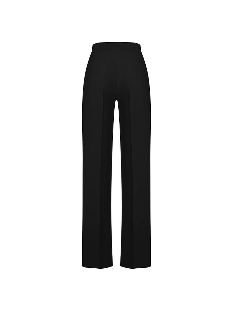 Брюки прямого кроя из крепа