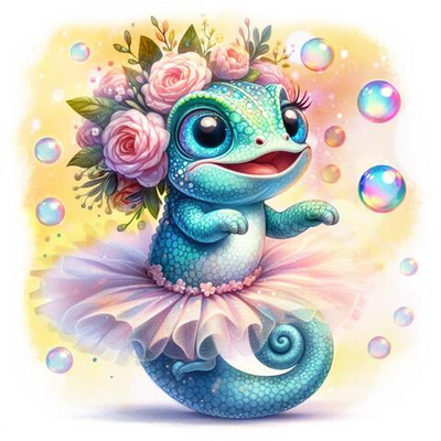 Мыльные пузыри "Хамелион балерина" (Пузырята)