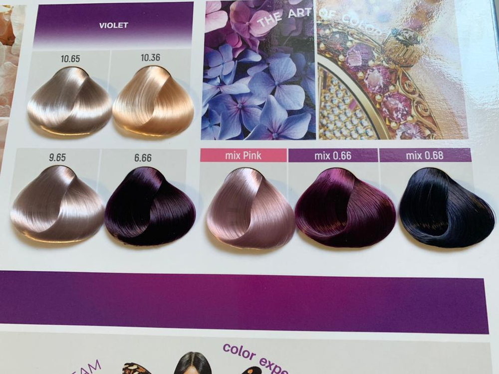 Палитра оттенков Atelier Color Integrative