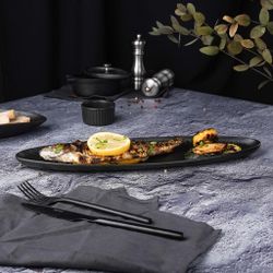 Блюдо овальное 40*11,5 см h2,4 см Smooth   P.L. Proff Cuisine [4]