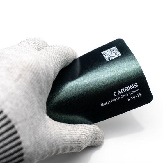 Веер образцов виниловой цветной пленки Carbins