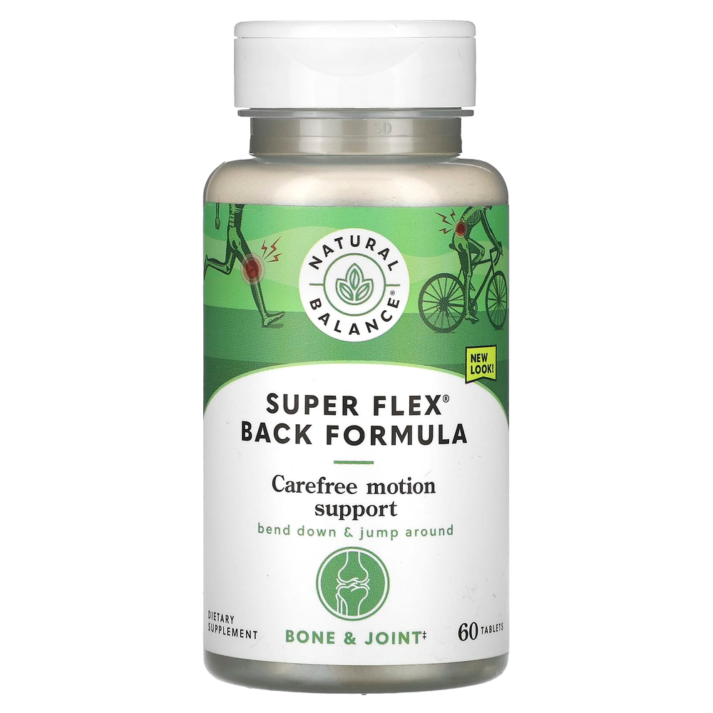 Natural Balance, Super Flex®, средство для спины, 60 таблеток